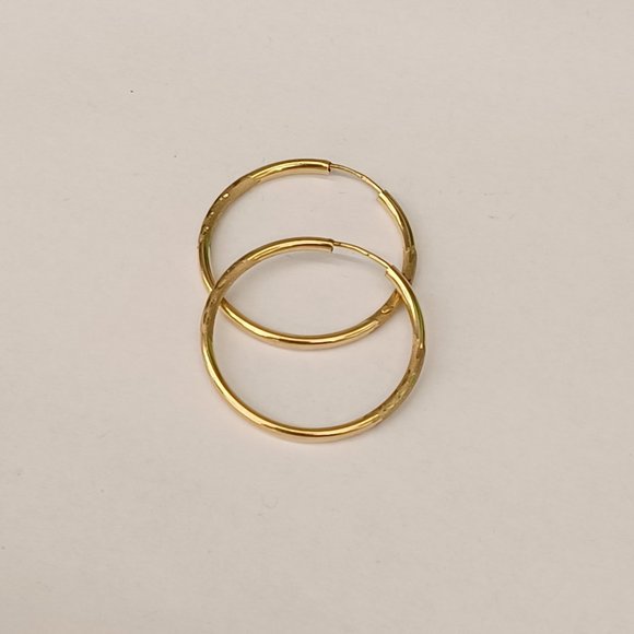 10kt Real Gold Hoop Earring For Women